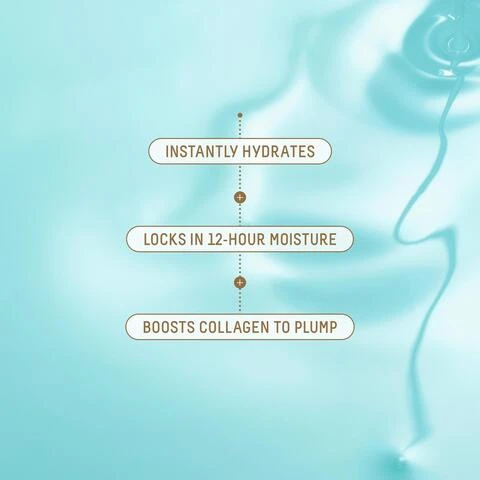 Image 1 - Image shows a side-by-side comparison of a persons face before and after using Squalane + Copper Peptide Rapid Plumping Serum, with noticeable improvement in the area around the eyes after 14 days; the text includes BEFORE and DAY 14 above each image and SQUALANE + COPPER PEPTIDE RAPID PLUMPING SERUM along with branding details at the bottom.
Image 2 - Image shows a comparison of a forehead before and after using a serum, with visible wrinkles in the before photo and reduced lines in the day 28 photo, along with the text BEFORE and DAY 28, and the product description SQUALANE + COPPER PEPTIDE RAPID PLUMPING SERUM.
Image 3 - Image shows a bottle of Biossance Squalane + Copper Peptide Rapid Plumping Serum on a light blue background, with text indicating 100% showed an instant boost of hydration in skin immediately, 97% noticed a visible improvement in skin firmness & elasticity after 1 week, and 100% demonstrated a reduction in fine lines & wrinkles after 4 weeks, along with small footnotes regarding the studies.
Image 4 - A light blue background with a water ripple effect on the right features a flow chart diagram with three steps: Instantly Hydrates, Locks in 12-Hour Moisture, and Boosts Collagen to Plump.
Image 5 - A split image shows a close-up of skin around an eye and nose, with the left side labeled Before showing more textured skin and the right side labeled After 14 Days showing smoother skin, along with the text 100% SHOWED AN INSTANT BOOST OF HYDRATION IN SKIN* *BASED ON A 28-DAY CONSUMER STUDY OF 31 WOMEN, WITH TWICE DAILY USE. RESULTS MAY VARY.
Image 6-biossance-en_US - A before and after image of a forehead showing a visible reduction in horizontal wrinkles from the top (Before) to the bottom (After 14 Days), with text overlay: 100% DEMONSTRATED A REDUCTION IN FINE LINES & WRINKLES* *BASED ON A 28-DAY CLINICAL STUDY OF 31 WOMEN, WITH TWICE DAILY USE.
Image 7 - Bottles of Biossance Squalane + Copper Peptide Rapid Plumping Serum are arranged on a light blue surface, with text stating 1200+ ★★★★★ REVIEWS and three user testimonials about the serums effectiveness.
