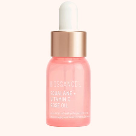 Biossance Squalane and Vitamin C Travel Size Rose Oil - Pink 12ml - Image 1