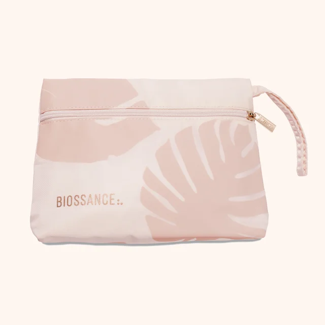 Pink Flora Beauty Bag