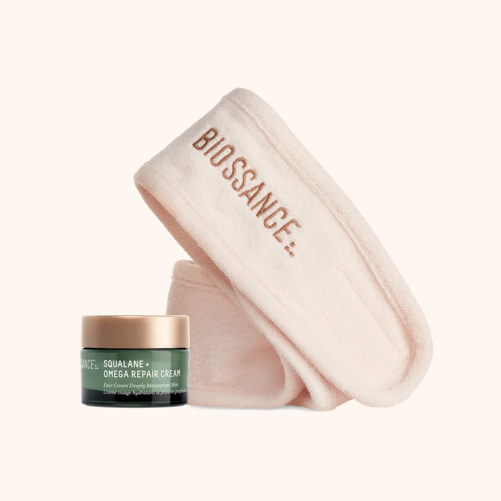 Travel Size Omega Repair Cream and Headband Duo Image 1