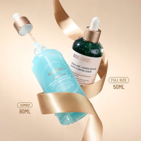 Squalane + Copper Peptide (GHK-Cu) Rapid Plumping Serum Jumbo Size