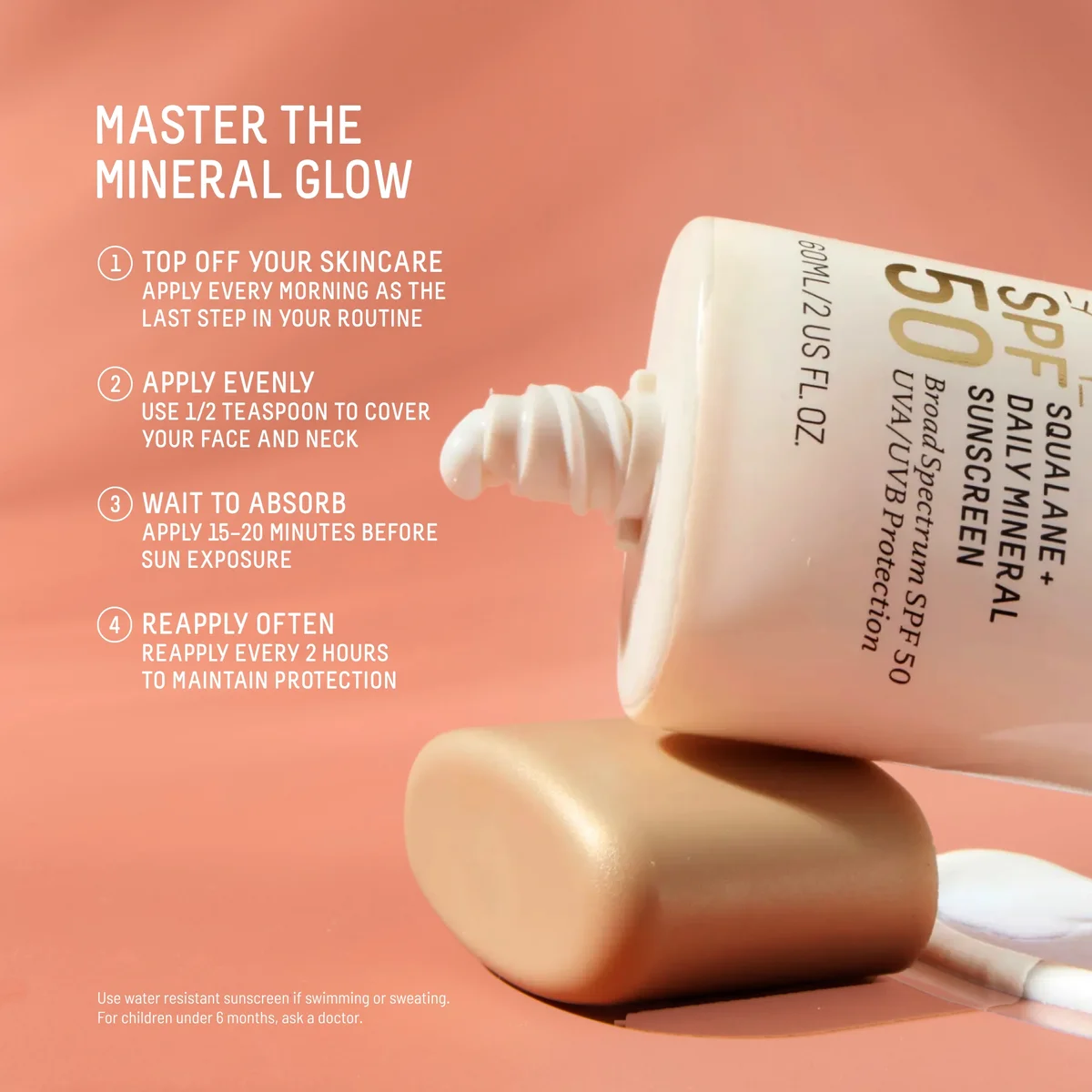 Squalane + Daily Mineral SPF 50 Sunscreen