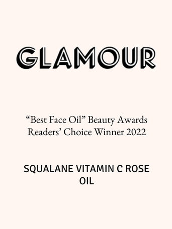 SQUALANE + VITAMIN C ROSE OIL - Glamour's Best Face Oil winner 2022